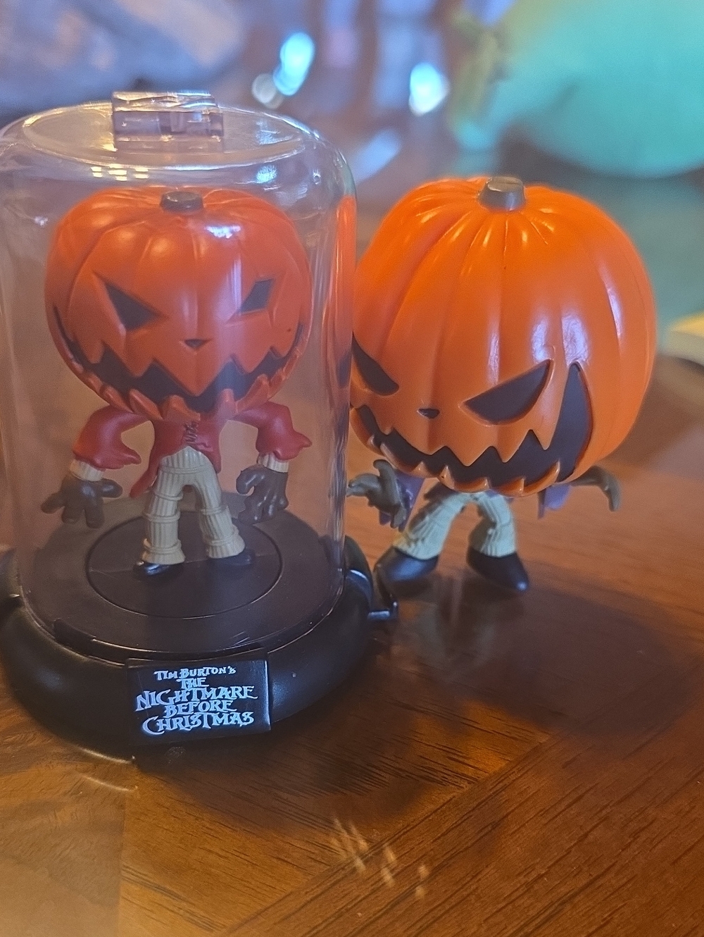 Disney Halloween Pumpkin Head Figurine - Orange